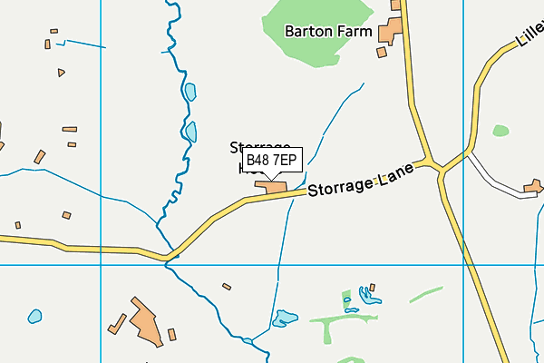 B48 7EP map - OS VectorMap District (Ordnance Survey)