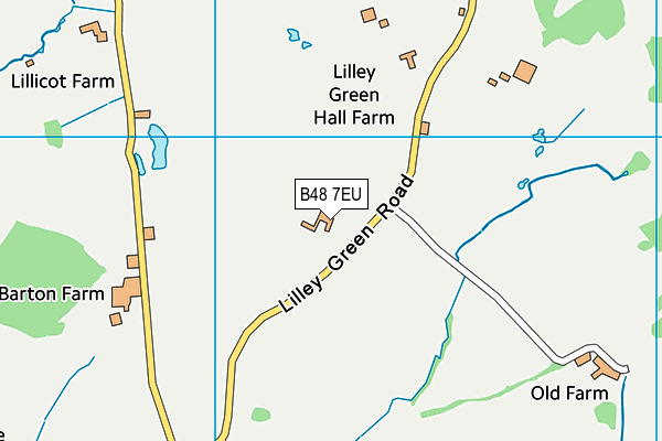 B48 7EU map - OS VectorMap District (Ordnance Survey)