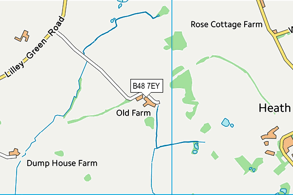 B48 7EY map - OS VectorMap District (Ordnance Survey)