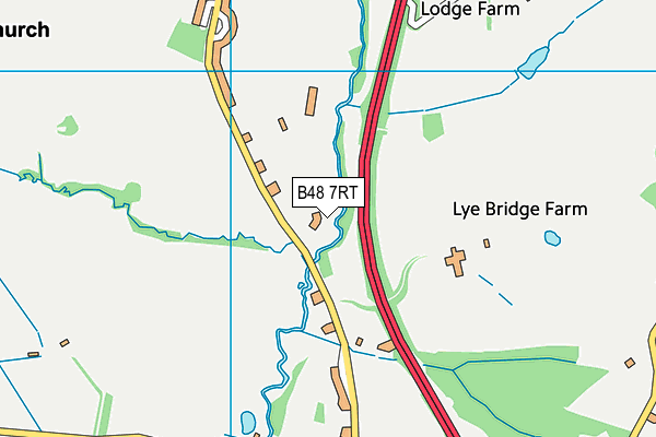 B48 7RT map - OS VectorMap District (Ordnance Survey)