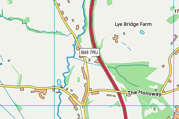 B48 7RU map - OS VectorMap District (Ordnance Survey)