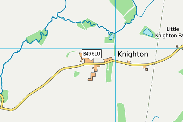 B49 5LU map - OS VectorMap District (Ordnance Survey)