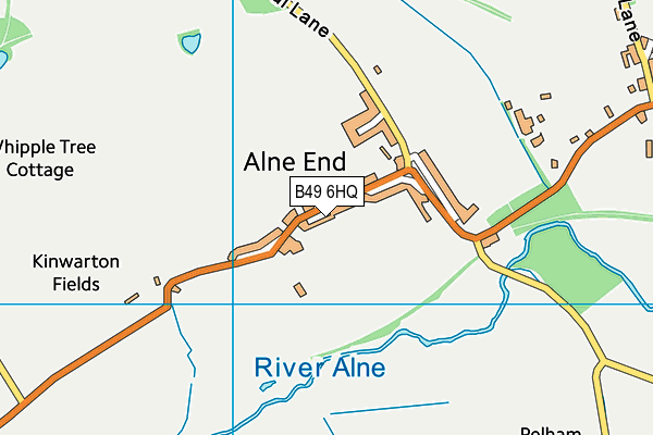 Great Alne Primary School map (B49 6HQ) - OS VectorMap District (Ordnance Survey)