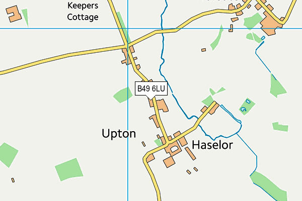 Tudor Grange Primary Academy, Haselor map (B49 6LU) - OS VectorMap District (Ordnance Survey)