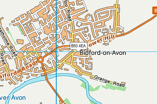 B50 4EA map - OS VectorMap District (Ordnance Survey)