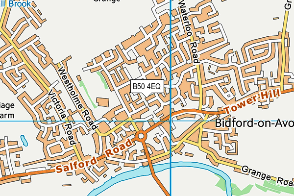 B50 4EQ map - OS VectorMap District (Ordnance Survey)