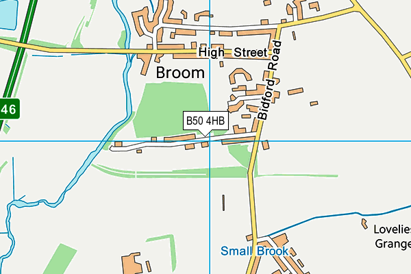B50 4HB map - OS VectorMap District (Ordnance Survey)