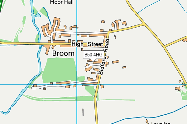 B50 4HG map - OS VectorMap District (Ordnance Survey)