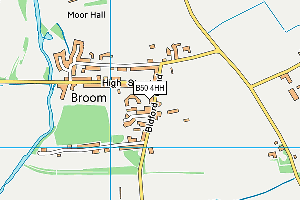 B50 4HH map - OS VectorMap District (Ordnance Survey)