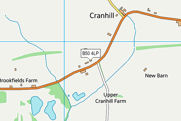 B50 4LP map - OS VectorMap District (Ordnance Survey)