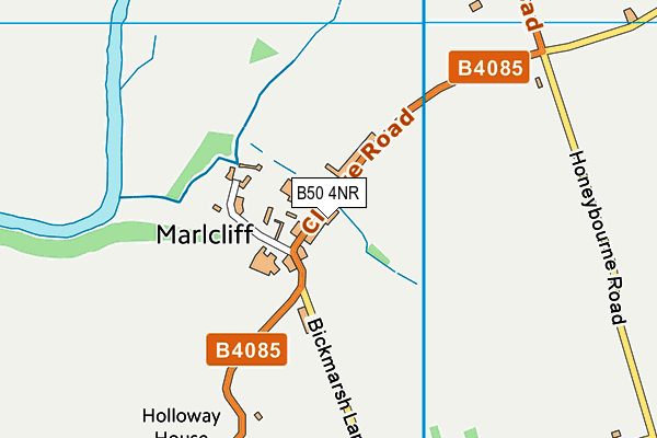 B50 4NR map - OS VectorMap District (Ordnance Survey)