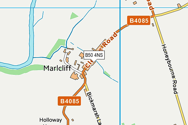 B50 4NS map - OS VectorMap District (Ordnance Survey)