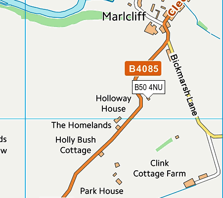 B50 4NU map - OS VectorMap District (Ordnance Survey)