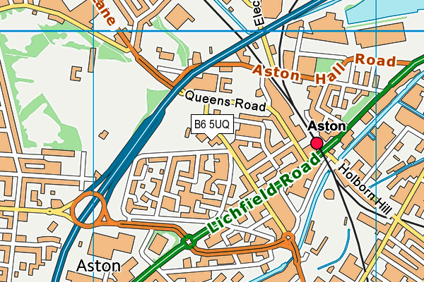 Manor Park Primary School map (B6 5UQ) - OS VectorMap District (Ordnance Survey)