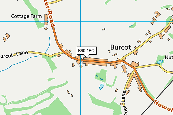 B60 1BQ map - OS VectorMap District (Ordnance Survey)