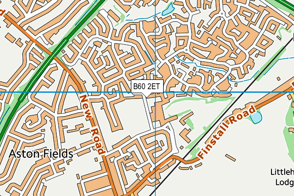 B60 2ET map - OS VectorMap District (Ordnance Survey)