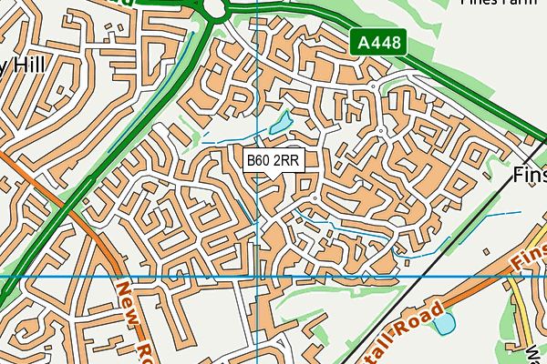 B60 2RR map - OS VectorMap District (Ordnance Survey)