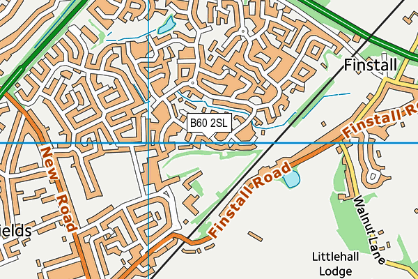 B60 2SL map - OS VectorMap District (Ordnance Survey)