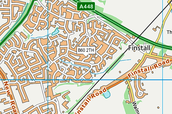 B60 2TH map - OS VectorMap District (Ordnance Survey)