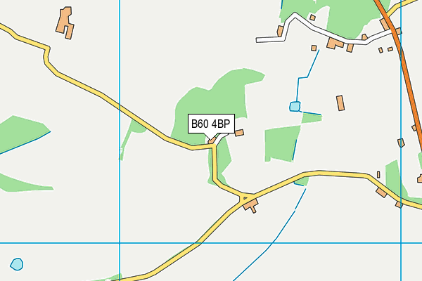 B60 4BP map - OS VectorMap District (Ordnance Survey)