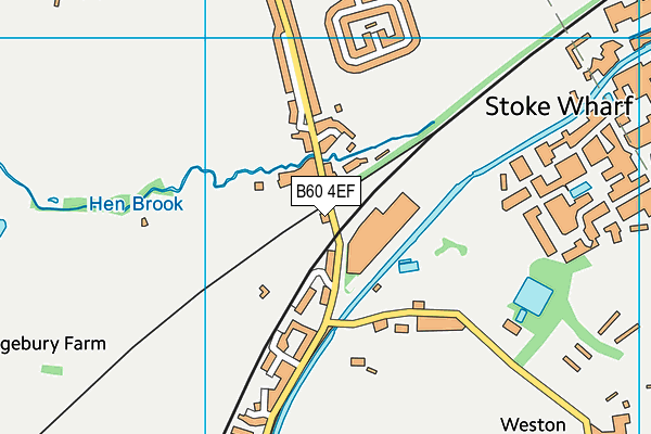 B60 4EF map - OS VectorMap District (Ordnance Survey)