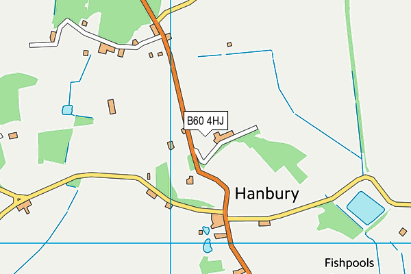 B60 4HJ map - OS VectorMap District (Ordnance Survey)