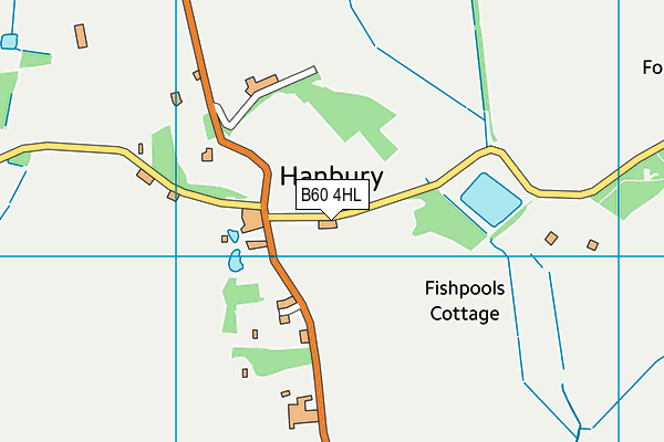 B60 4HL map - OS VectorMap District (Ordnance Survey)