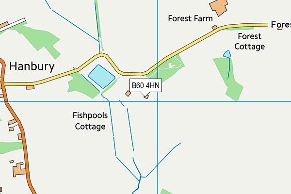 B60 4HN map - OS VectorMap District (Ordnance Survey)