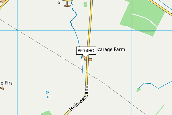 B60 4HQ map - OS VectorMap District (Ordnance Survey)