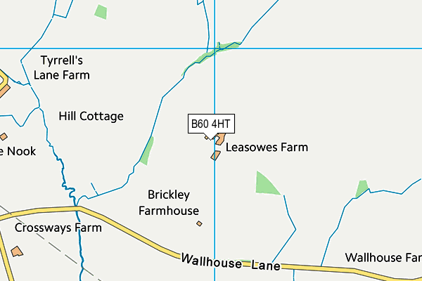 B60 4HT map - OS VectorMap District (Ordnance Survey)