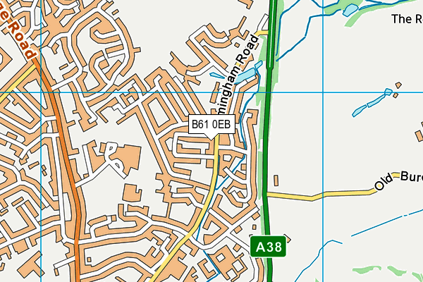 B61 0EB map - OS VectorMap District (Ordnance Survey)