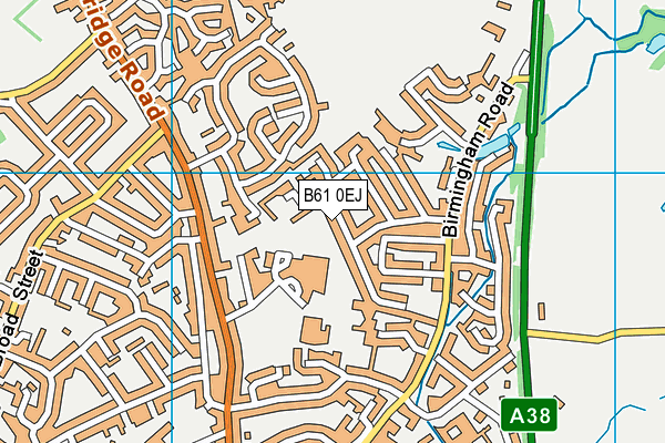 B61 0EJ map - OS VectorMap District (Ordnance Survey)