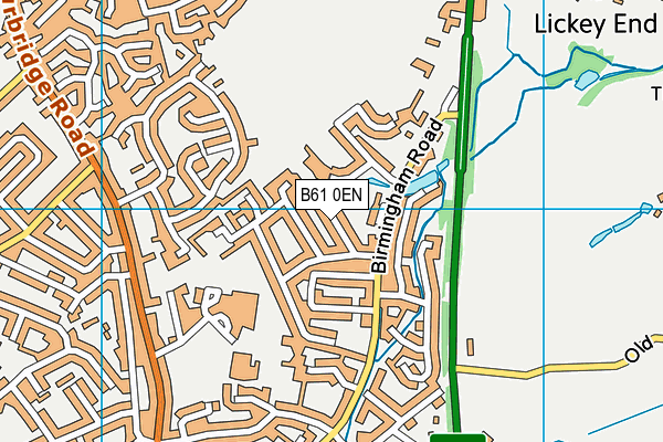 B61 0EN map - OS VectorMap District (Ordnance Survey)