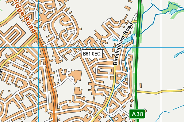 B61 0EQ map - OS VectorMap District (Ordnance Survey)