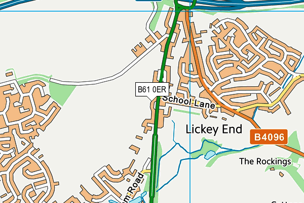 B61 0ER map - OS VectorMap District (Ordnance Survey)