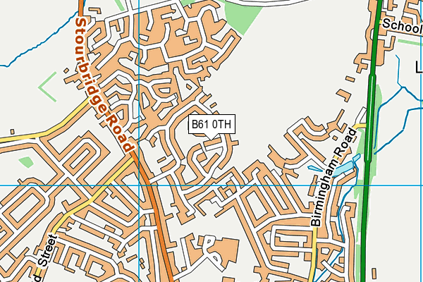 B61 0TH map - OS VectorMap District (Ordnance Survey)