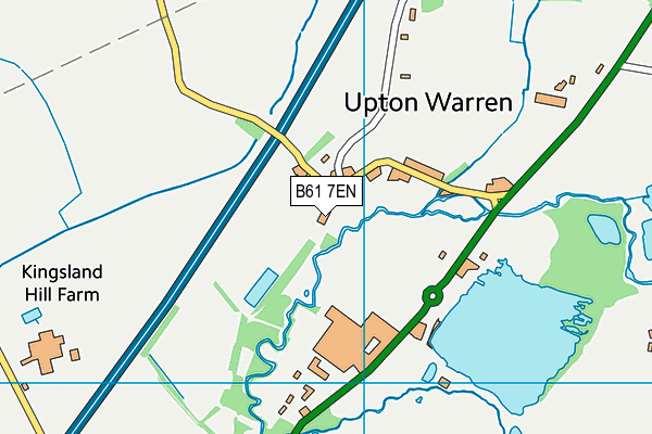 B61 7EN map - OS VectorMap District (Ordnance Survey)