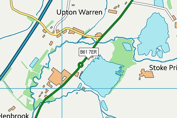 B61 7ER map - OS VectorMap District (Ordnance Survey)