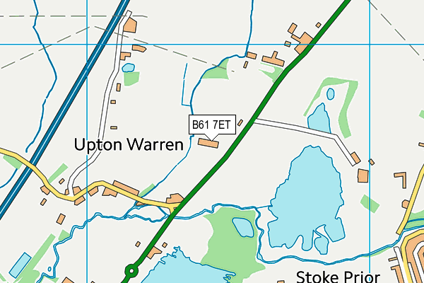 B61 7ET map - OS VectorMap District (Ordnance Survey)