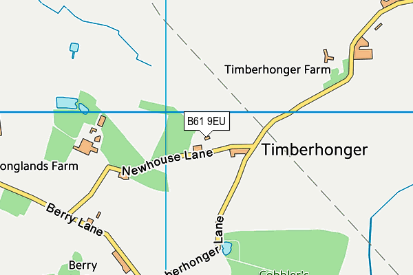 B61 9EU map - OS VectorMap District (Ordnance Survey)