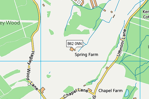 B62 0NN map - OS VectorMap District (Ordnance Survey)