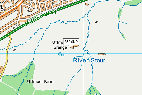 B62 0NP map - OS VectorMap District (Ordnance Survey)