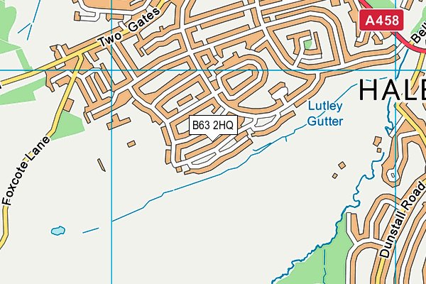 B63 2HQ map - OS VectorMap District (Ordnance Survey)