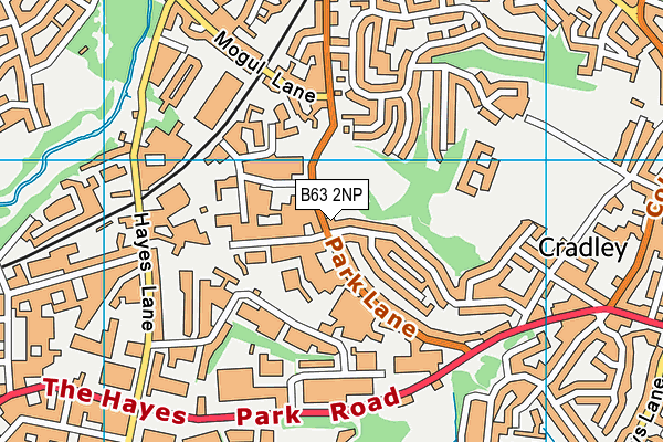 B63 2NP map - OS VectorMap District (Ordnance Survey)