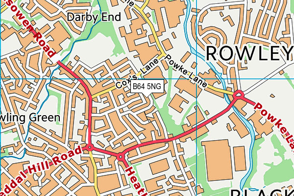 B64 5NG map - OS VectorMap District (Ordnance Survey)