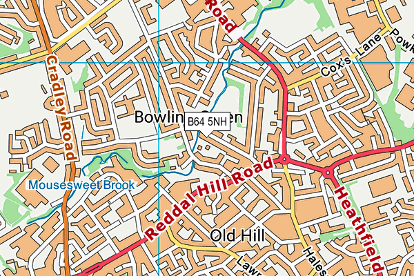 B64 5NH map - OS VectorMap District (Ordnance Survey)