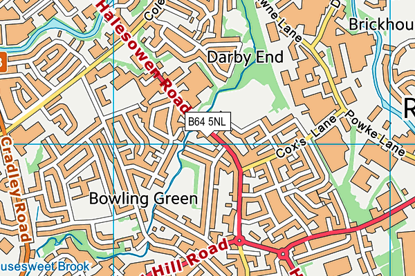 B64 5NL map - OS VectorMap District (Ordnance Survey)