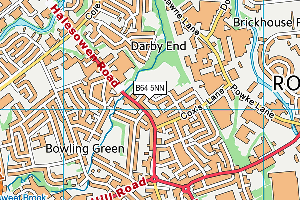 B64 5NN map - OS VectorMap District (Ordnance Survey)