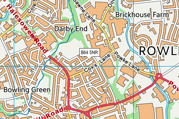 B64 5NR map - OS VectorMap District (Ordnance Survey)