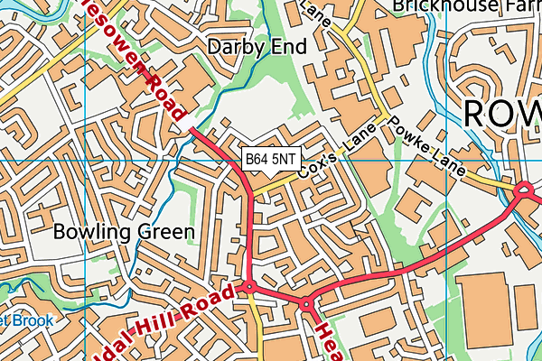 B64 5NT map - OS VectorMap District (Ordnance Survey)